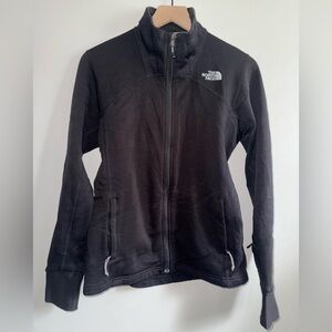 The North Face Flashdry Zip Up Jacket Black Polyester Blend Women Size Small